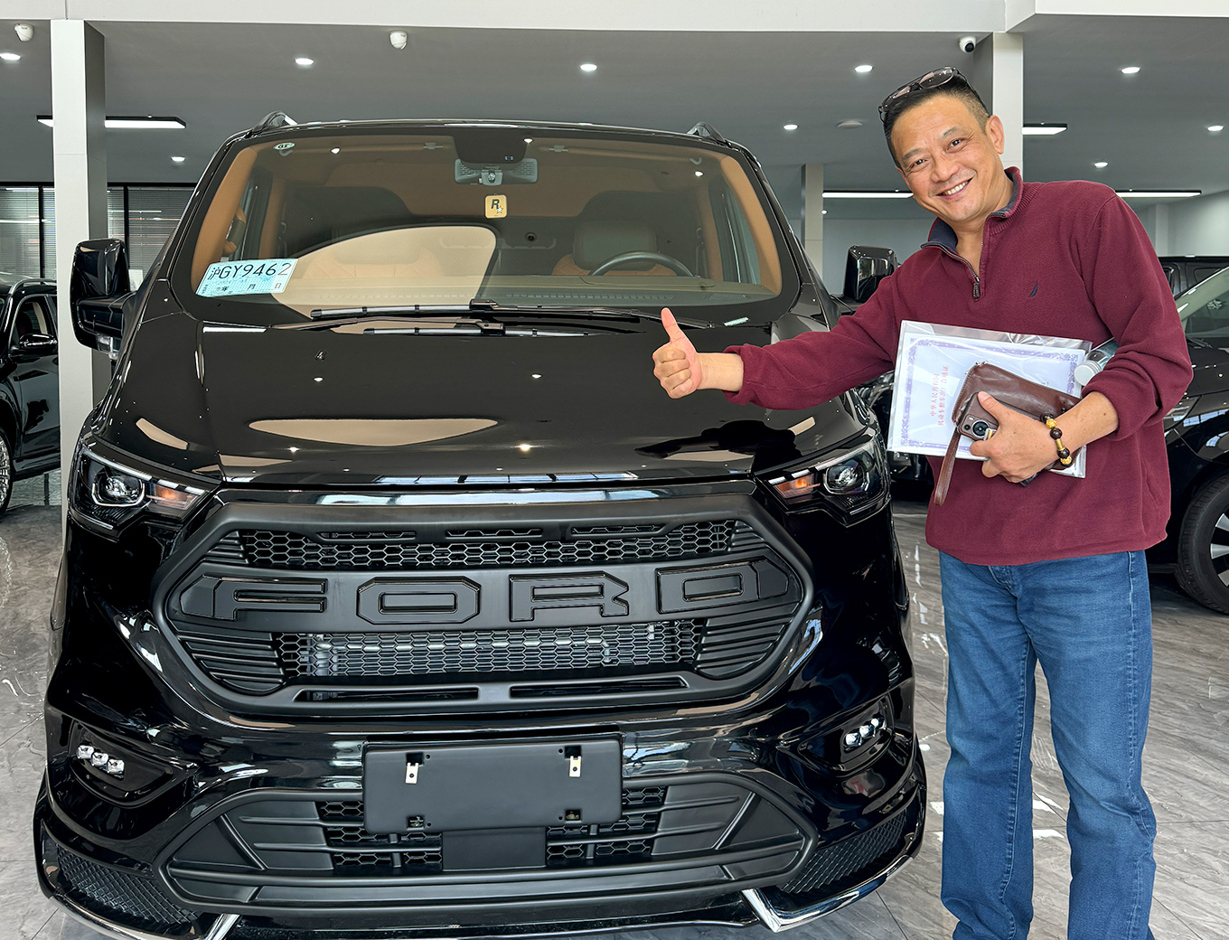 恭喜上海奉贤宁总喜提福特黑武士商