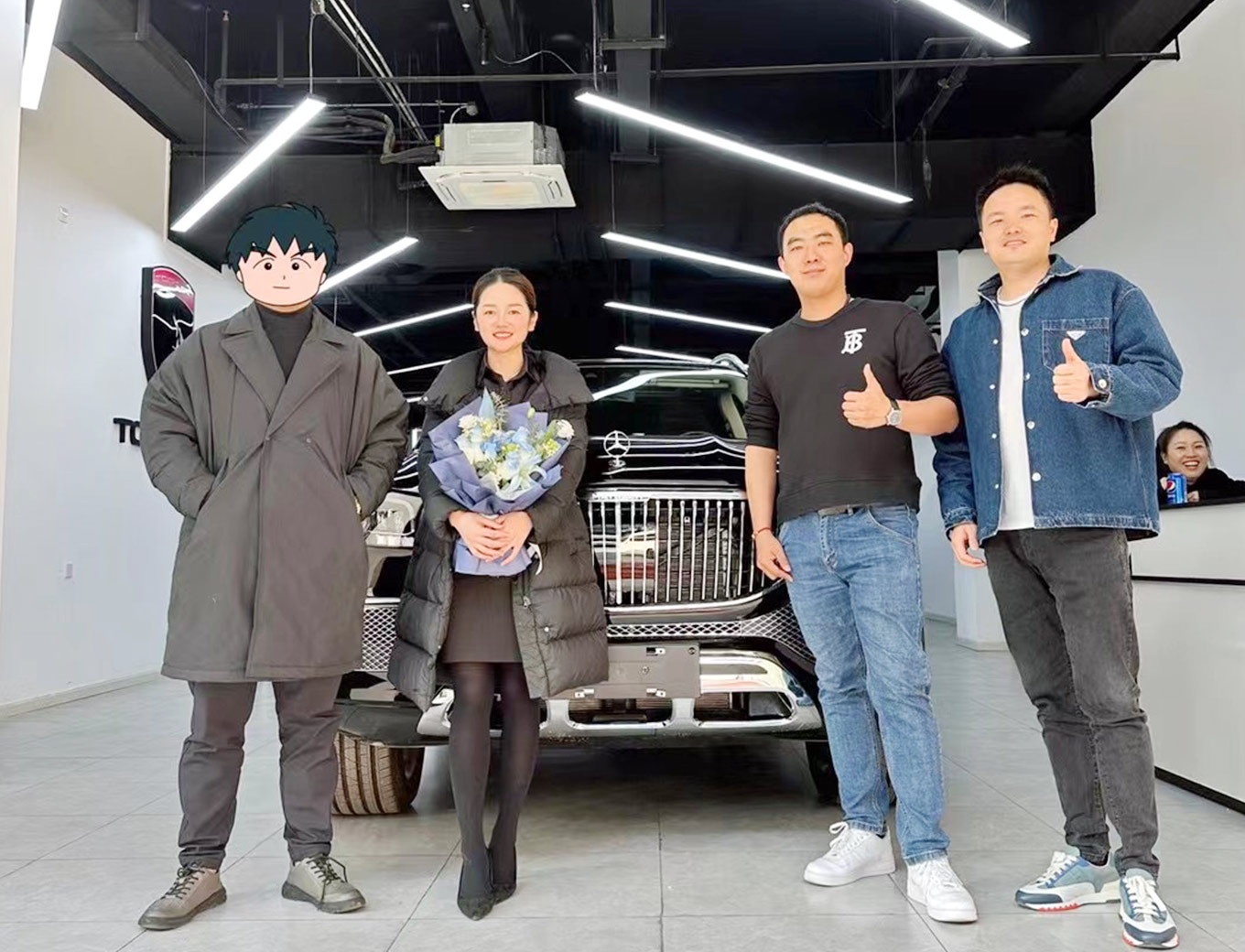 恭喜李总喜提奔驰迈巴赫GLS60